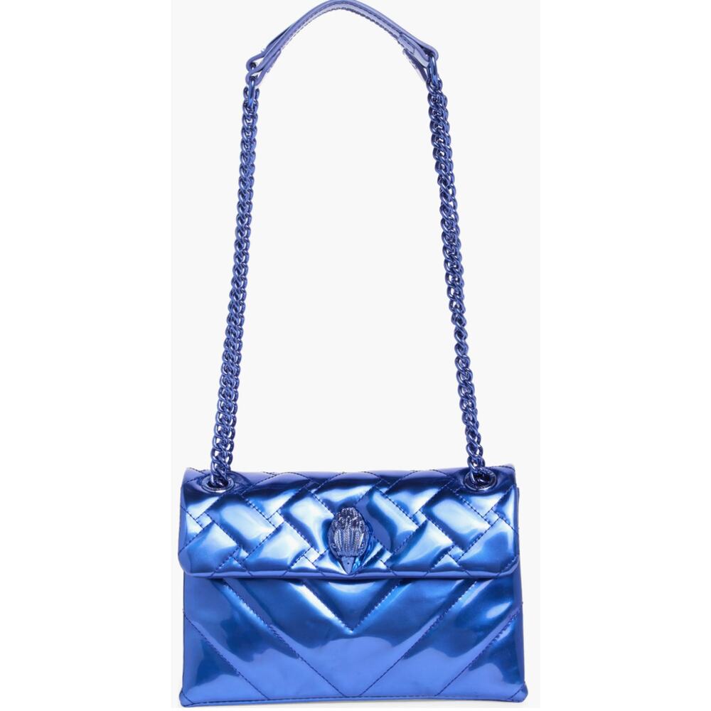 Kurt Geiger London Medium Kensington Metallic Convertible Shoulder Bag NWT - Picture 2 of 7